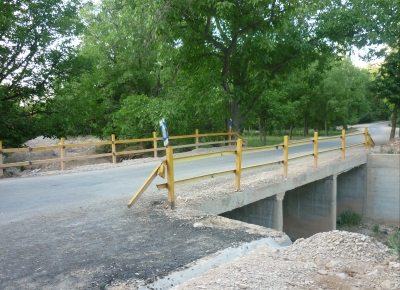 پل ورودي روستاي نوده چناران